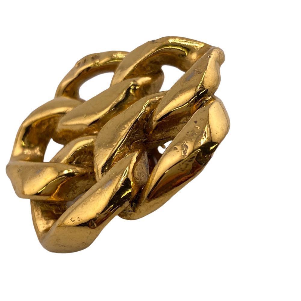 CHANEL 23 Coco Mark Earrings Gold Ladies - Picture 8 of 12